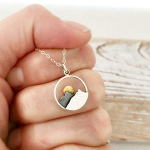 MOUNTAIN LUCKY CHARM NECKLACE