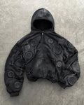 UNISEX PADDED ZIP UP HOODIE
